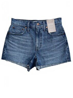 MADEWELL The Perfect Jean Short in Bartow Wash, Size 27 - NWT
